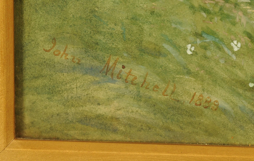 John Mitchell (Scottish School) watercolour, "The Old Man of Muchall". - Image 3 of 3