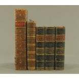 Three volume set of "Henry's Bible", together with a "Life of the Author Matthew Henry",