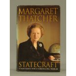 "State Craft" by Margaret Thatcher, signed first edition, Harper Collins 2002.