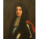 Attributed to John Riley (1646-1691), oil painting, portrait of King Charles II.