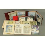 A large collection of Irish stamps, four albums of mint stamps,