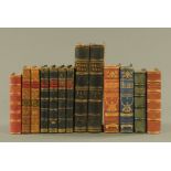 A collection of poetry books, The Works of Lord Byron, 2 volumes, with notes by William Anderson,