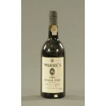 A 75 cl bottle of Warre's vintage port 1980.