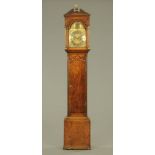 An 18th century oak 8 day longcase clock, by Robert Thwaites of Barnard Castle,