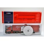 Corgi Diecast Model Truck Issue comprising No. 75805 MAN Curtainside in the livery of WH Holmes.