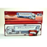 Corgi Diecast Model Truck Issue comprising No. CC13736 Scania R Fridge Trailer in the livery of