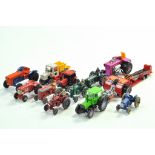 An interesting collection of twelve small scale tractor issues from various makers. Generally good