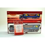 Corgi Diecast Model Truck Issue comprising No. CC13615 DAF CF Curtainside in the livery of Skeldons.