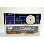 Corgi Diecast Model Truck Issue comprising No. 75806 MAN Curtainside in the livery of WH Malcolm.