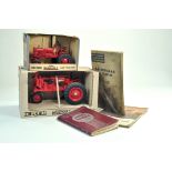 A duo of Ertl boxed tractor issues in 1/16 scale comprising Farmall, plus machinery literature /