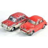 Duo of Spot-On Diecast issues. Fair to Good. Condition Reports: Please contact us for additional