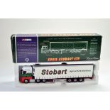 Corgi Diecast Model Truck Issue comprising No. 75804 MAN Curtainside in the livery of Eddie Stobart,