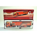 Corgi Diecast Model Truck Issue comprising No. CC13740 Scania R Curtainside in the livery of Mulgrew