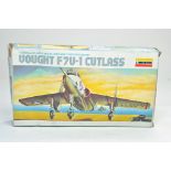 Linderg Plastic Model Kit. 1:48 scale comprising no. 2320 Vought F7U-1 Cutlass Corsair II Ling-
