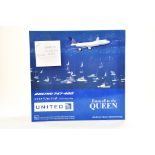 Inflight Models or Similar Diecast Model Aircraft comprising 1/200 Boeing 747 United. Sold as a