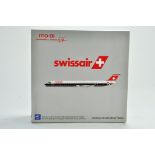 Inflight Models or similar Diecast Model Aircraft comprising 1/200 MD-81 Swissair. Sold as a Factory