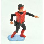 Timpo Captain Scarlett plastic figure. Hard to find. Appears Good.