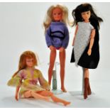 A selection of Vintage Fashion Dolls, including 1969 Uneeda Dollikin, Italian Sebino Doll.