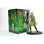 Lord of the Rings LOTR collectables comprising Sideshow WETA Legolas Greenleaf Polystone Statue.