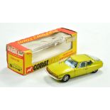 Corgi No. 284 Citroen SM. Lime green example appears very good to excellent, very little, almost