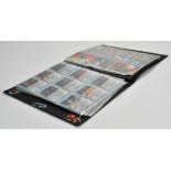 Batman Collectable Trading Cards, Binder comprising many dozen.