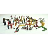 An interesting group of Petrol Pumps and other accessories from different makers. Including Dinky,