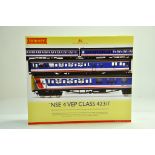 Hornby 00 model railway issue comprising No. R2947 NSE 4 VEP Class 423/1 Train Pack. Appears