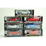 An interesting group of 1/32 diecast cars comprising various issues. All excellent with boxes.