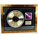 A Limited Edition Framed Queen Legends of Rock and Roll Certified Gold Tribute, Ltd No. 3 of 250.