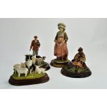 A well presented group of ceramic farmer related studies / sculptures, various makers. Appear