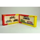 Hornby 00 Gauge Model Railway Issue comprising duo of Wagon and Tanker Trio Packs. Appear