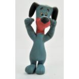 Scarce 1960’s Huckleberry Hound bendy figure foam over wire. In excellent order for its age.