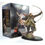 Lord of the Rings LOTR collectables comprising WETA large Bard the Bowman Polystone Statue. Possibly