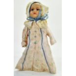 Vintage Face Masked Dolls handmade. Height 10”/26cm.