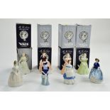 An attractive group of Wade Lady Figurines - My Fair Ladies. All boxed. Appear excellent.