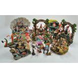A large collection of garden and gnome themed miniature collectables, comprising gnomes, fairies and