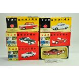 A group of Vanguards 1/43 diecast Classic Car issues comprising Triumphs, MGA, Rover, Austin etc.