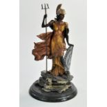 Impressive Female Statue Figure of Brittania, by the Royal Mint, Limited Edition of 2500.