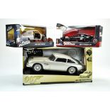 Trio of boxed cars comprising James Bond Aston Martin for Skyfall, plus Fast and Furious issues.