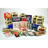 A misc diecast group comprising Corgi Commercials, Lledo, Matchbox and other collectables, including