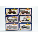 Bachmann 00 Model Railway issues comprising rolling stock wagons x 6. Appear excellent in slightly