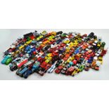 A large and impressive assortment of unboxed diecast comprising mostly Hot Wheels.