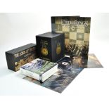 Lord of the Rings LOTR collectables comprising trio of limited edition sets of Audiobooks, chess