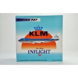 Inflight Models Diecast Model Aircraft comprising 1/200 Boeing 747 KLM. Sold as a Factory Return