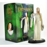 Lord of the Rings LOTR collectables comprising Sideshow WETA Galadriel Polystone Statue. Possibly