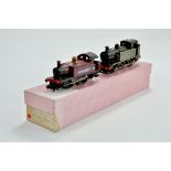 Model Railway issue 00 gauge comprising duo of Tank Locomotives - Sentinel / LBSC. Appear clean