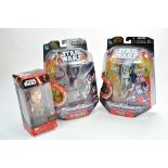 Star Wars Duo of Transformer issues plus one other bobble head figure. Excellent.