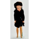 1960’s Made in England Sindy Doll first issue. Soft vinyl head with rooted Brunette hair, centre