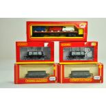 Hornby 00 Gauge Model Railway issues comprising Rolling stock issues. Van Transporter and Four