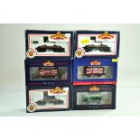 Bachmann 00 Gauge Model Railway issues comprising 6 Wagons and Tankers. Appear very good to
